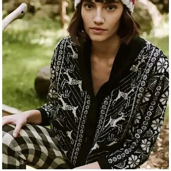 THE GREAT. Rare Folktale Lodge Cardigan Size Medium - Picture 1 of 2